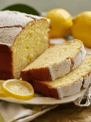 Old-Fashioned Lemon Pound Cake