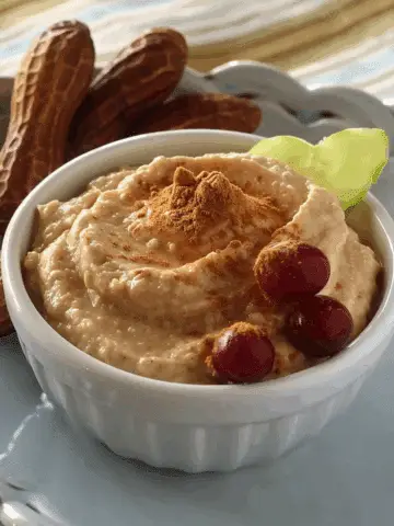 Spiced Peanut Butter Yogurt Dip