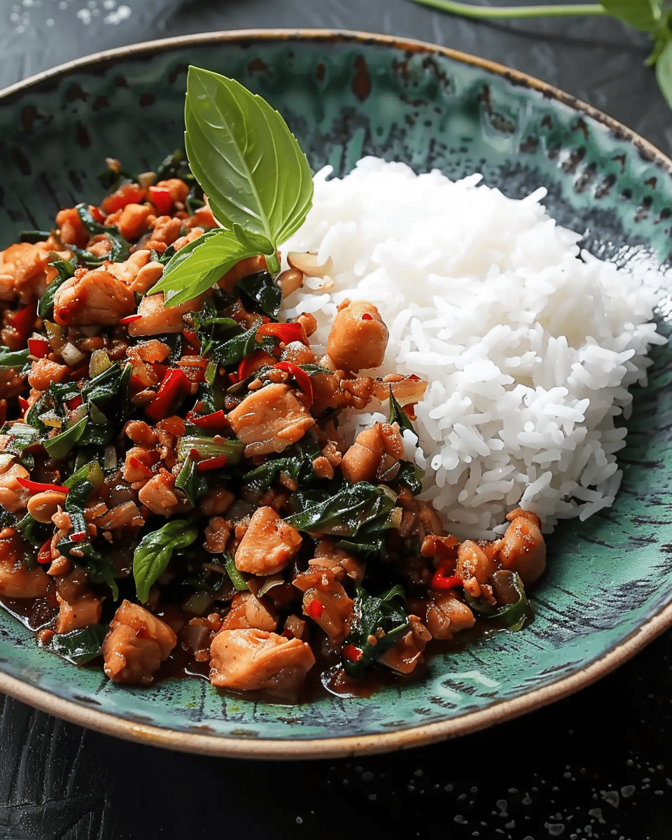 Spicy Thai Basil Chicken (Pad Krapow Gai)
